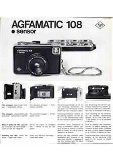 Agfa Agfamatic 108 manual. Camera Instructions.